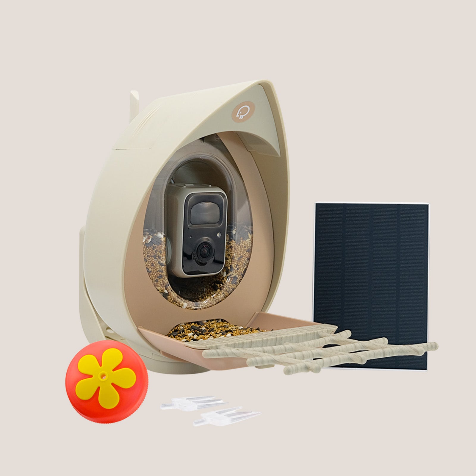 PeckPerk Smart Bird Feeder with Solar Panel: The New Gen Smart Bird Feeder